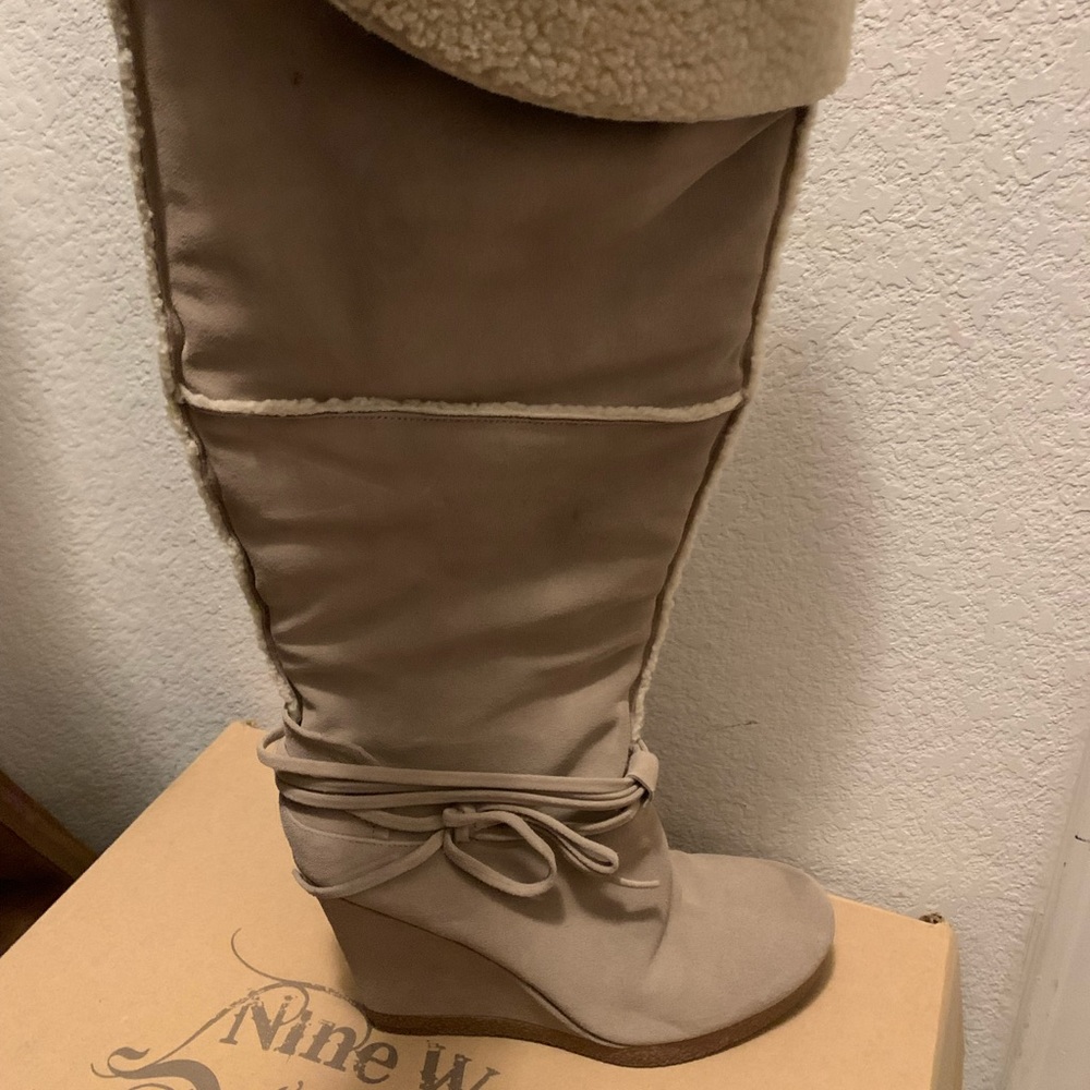 Nine West wedge boots